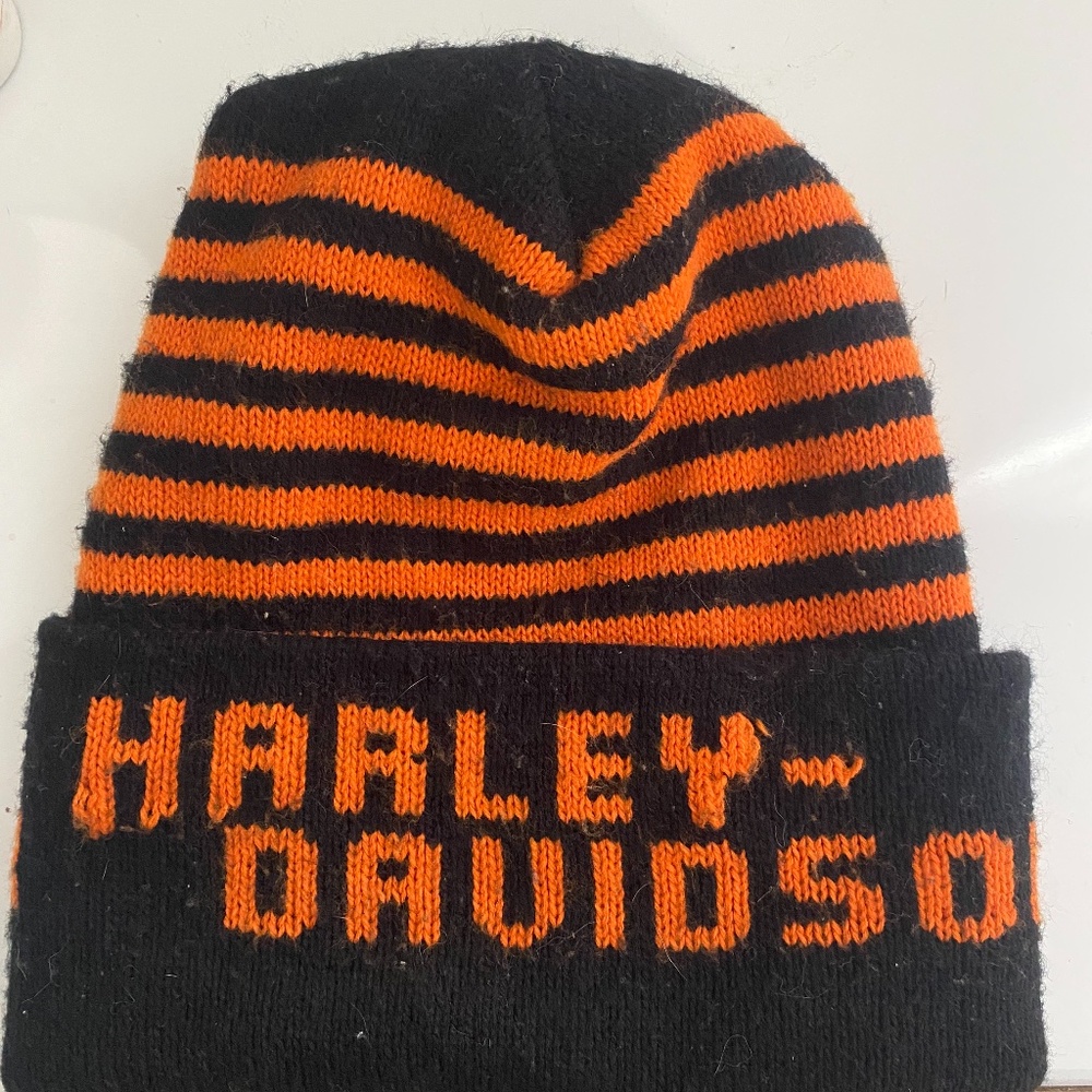 Vintage Licensed Harley Davidson Beanie